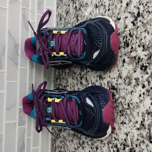 Navy Purple & Blue Brooks 8th Edition Ghost Running Shoes sz 8 Medium sneakers - Picture 2 of 6